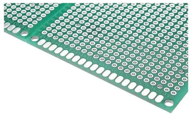 Main image of 4pcs Double-Side Prototype FR-4 PCB Stripboard Universal Printed Circuit Board 6*8cm Size