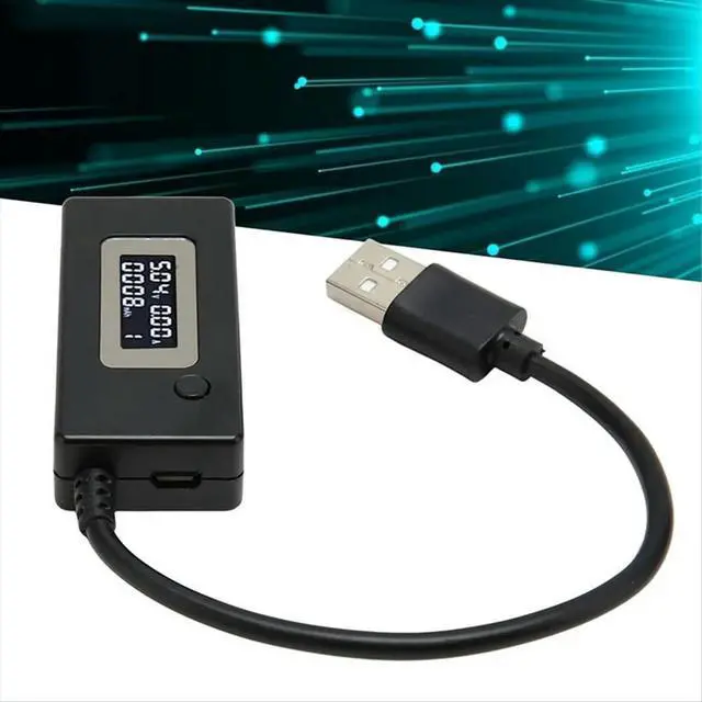 Alt view image 3 of 6 - USB Voltage/Amps Power Meter Tester Multimeter Digital Multimeter USB 2.0 Multifunction Electrical Tester Capacity.