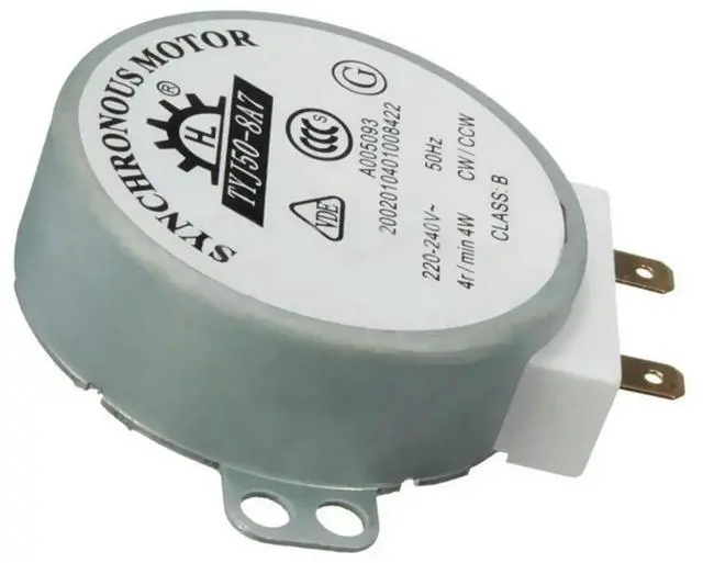 Main image of Microwave Turntable Synchronous Motor AC220-240V 4 RPM CW/CCW Motor TYJ50-8A7 for //