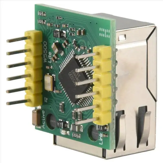 Alt view image 2 of 6 - W5500 Ethernet Network Module SPI Interface Ethernet/IP Protocol Compatible WIZ820Io