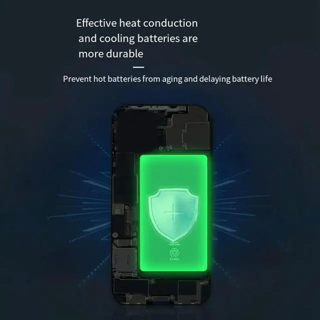 Alt view image 3 of 3 - Mobile Phone Cooler Copper Graphene Sheet Tablet Dissip Uniform Plate Increases Heat Dissipation Area,C
