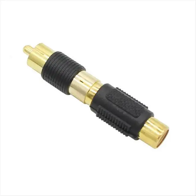 Alt view image 3 of 4 - Adapter 6 Female to Female Couplers + 6 Male to Male Couplers Gold-Plated Adapters for Cable Extensions