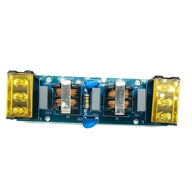 Alt view image 3 of 6 - High Frequency Two-Stage Power Low-Pass Filter Board 6A for Power Supply Amplifier PCB Electrical Access Filter