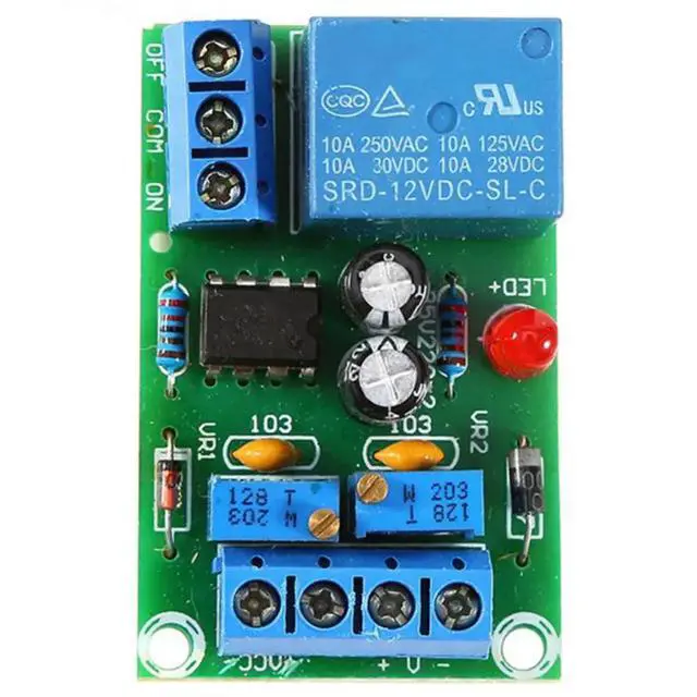 Alt view image 2 of 6 - 12V Automatic Charging Controller Module Protection Board Relay Board Module Anti-Transposition Charger