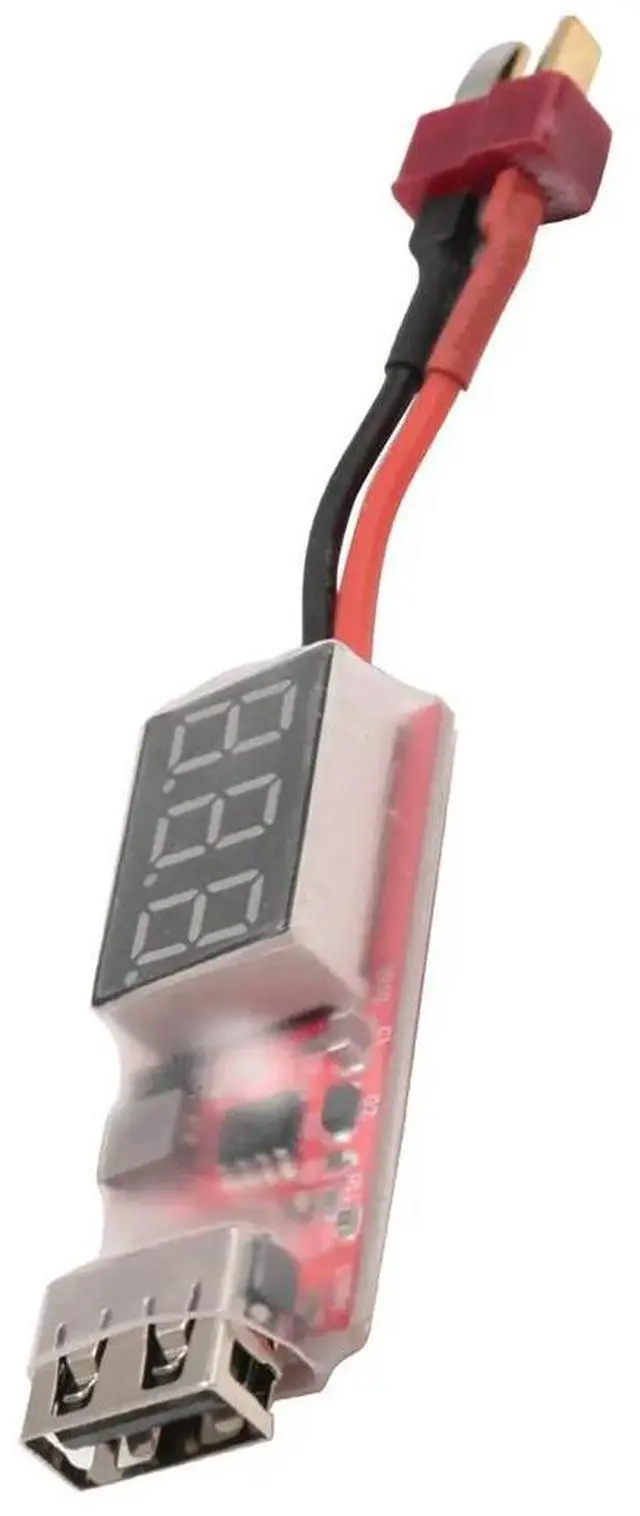 Main image of 2S-6S Lipo Lithium to USB Charger Converter with Voltage Display Adapter Board for Protect Phone Features, Plug