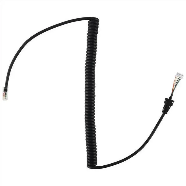 Alt view image 2 of 6 - Car Hand Speaker Microphone Cable for -48 -48A6J FT-8800R FT-8900R FT-7900R FT-1807 FT-7800R FT-2900R FT-1900