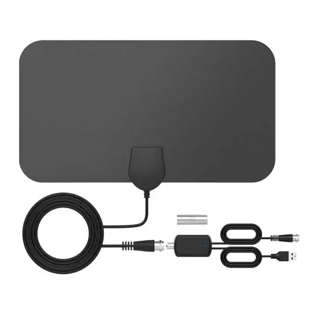 Alt view image 2 of 3 - HDTV Antenna Indoor Digital Amplified TV Antenna with Strong Signal Full HD TV Reception, 80 Miles Range