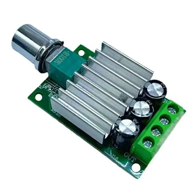 Alt view image 3 of 3 - PWM DC Motor Speed Controller 12V 24V 10A Adjustable Speed Regulator Dimmer Control Switch for Fan Motor LED Light