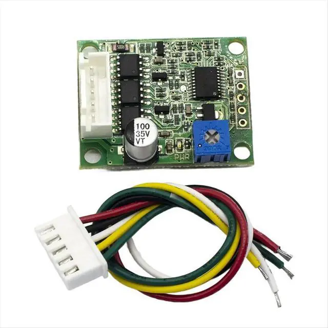 Alt view image 2 of 3 - Brushless Motor Driver Board BLDC Speed Controller 3 Phase Governor Hallless Switch Module Sensorless Control Board