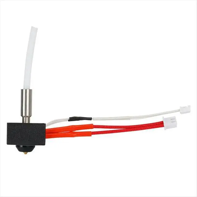 Alt view image 3 of 3 - For Neptune 3 Pro/Plus Hotend Kit Brass Nozzle Heated Block Heating Rod Thermistor PTFE Telfon Tube Kit Extruder Part