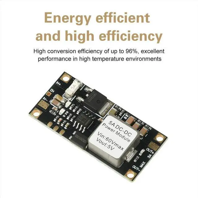 Main image of DC-DC 6.5V-60V to 5V Voltage Stabilizing Step-Down Module Mini-Low-Profile Converter Power Supply