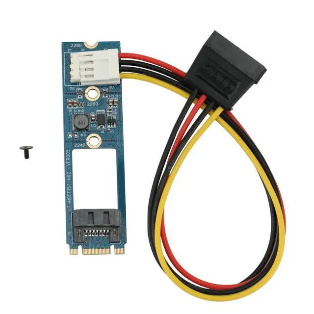 Alt view image 2 of 3 - M.2 NGFF SATA to 7 Pin SATA3 Card 7Pin SATA3.0 SSD Adapter Converter Card for NGFF 2242 2260 2280 SSD, B