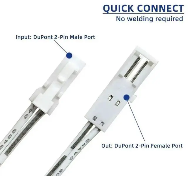 Main image of DC12-24V Door Switch Double Sensor IR Proximity Switch Open Door on Close Door OFF Good for Close Wine Cabinet White