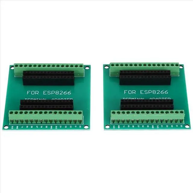 Main image of 2PCS ESP8266 Breakout Board GPIO 1 Into 2 for ESP8266 ESP-12E NodeMCU Development Board