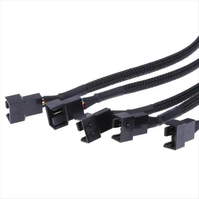 Alt view image 3 of 6 - 10PCS 4 Pin PWM Connector Case Fan Extension Power Cable 26cm for Compure CPU Cooling System for Computer Connector Fan