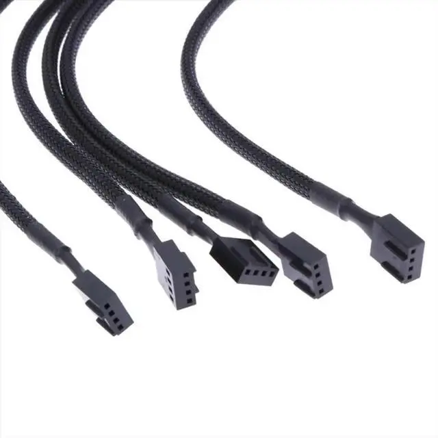 Main image of 10PCS 4 Pin PWM Connector Case Fan Extension Power Cable 26cm for Compure CPU Cooling System for Computer Connector Fan
