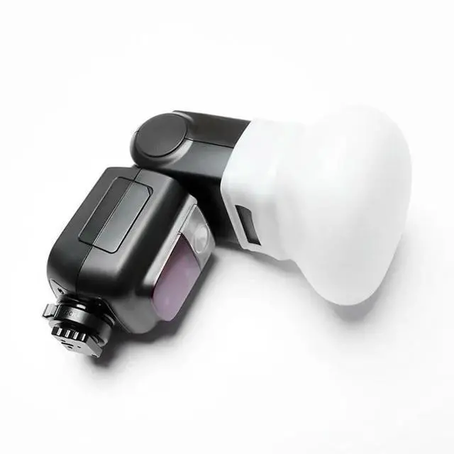 Alt view image 2 of 6 - Silicone For TT520 TT520II TT685 TT600 V860 II V850II Ad0200pro Flash Diffuser Soft Light Cover Speedlite
