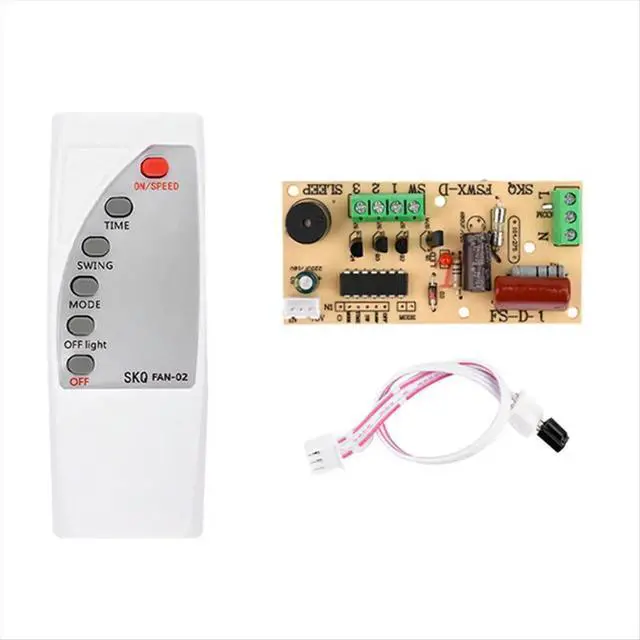 Alt view image 2 of 3 - Electric Fan Universal Repair Board Universal Modified Circuit Board Control Board Repair Board with Remote Control