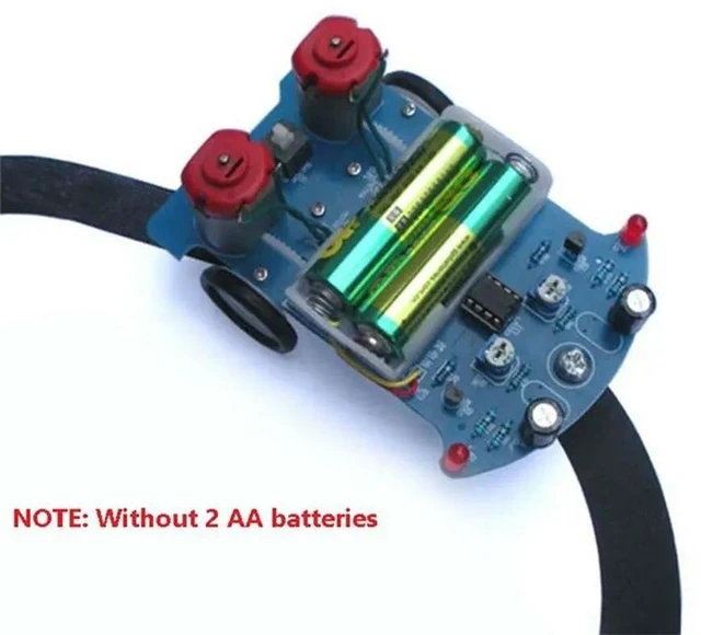 Main image of Practice Soldering Learning Electronics Kit Car Project Kits Track Following RCar DIY Kit DIY Electronic Kit
