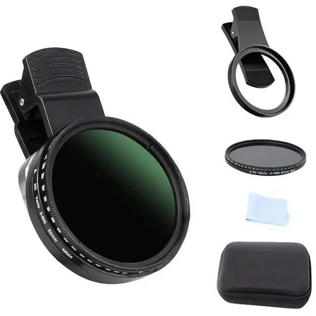 Alt view image 3 of 3 - 52mm Lens Filter Adjustable Light Reduction Variable ND Filter Phone DSLRs phones Photography Accessories