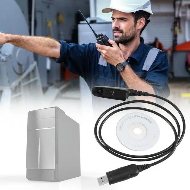 Main image of USB Programming Cable for Radio HT750 HT1250 PRO5150 GP328 GP340 GP380 GP640 GP680 GP960 GP1280 PR860 Walkie Talkie