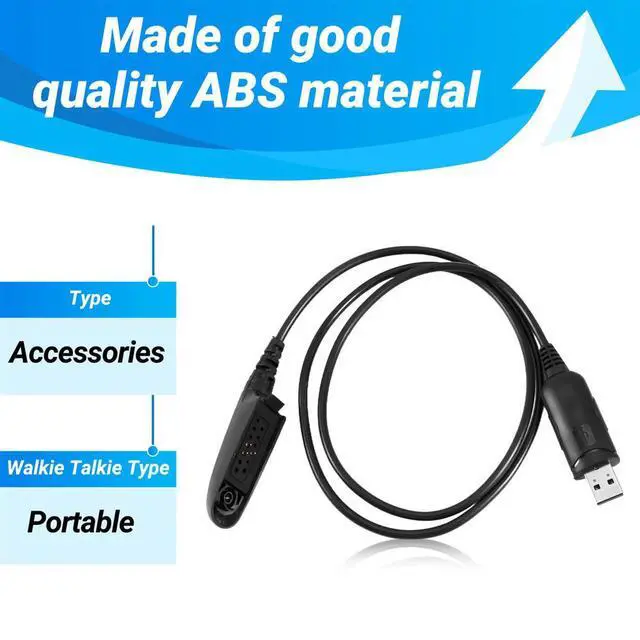 Alt view image 2 of 3 - USB Programming Cable for Radio HT750 HT1250 PRO5150 GP328 GP340 GP380 GP640 GP680 GP960 GP1280 PR860 Walkie Talkie
