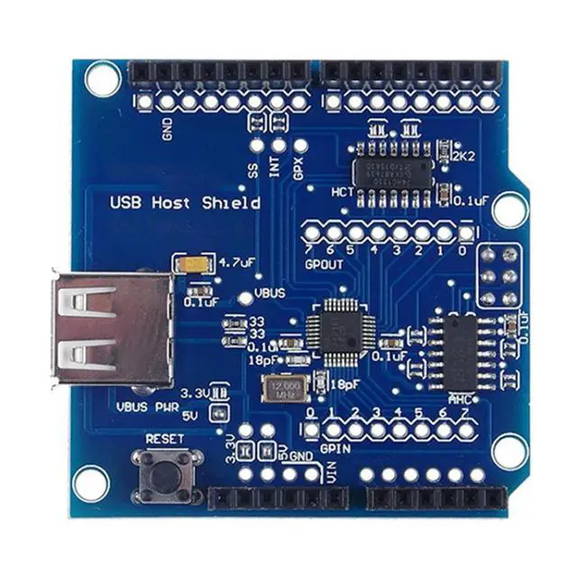 Alt view image 2 of 6 - USB Host Shield 2.0 for , for UN A , Compatible with for Android A DIY Electronic Module Board