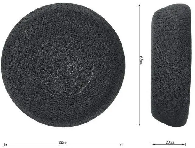 Main image of For Jabra Evolve 75 Series Replacement Ear Cushion Covers In Protein Leather Sponge Design