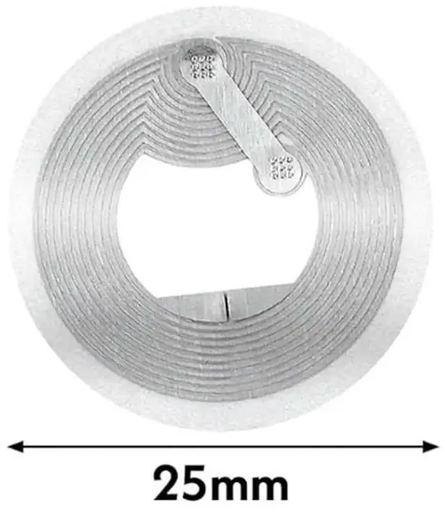 Alt view image 2 of 6 - 100Pcs Ntag215 el Sticker 13.56Mhz ISO14443A NTAG 215 Sticker Ntag 215 Tags RFID Tag Universal le