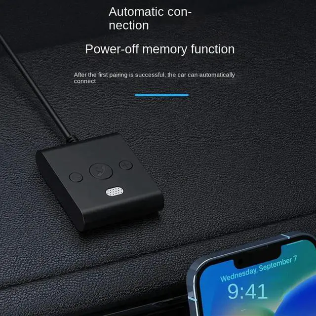 Main image of Bluetooth 5.4 AUX Car Adapter Wtih Mic 3.5MM USB U-Disk Stereo Audio Receiver Car Kit Handsfree Calls Music