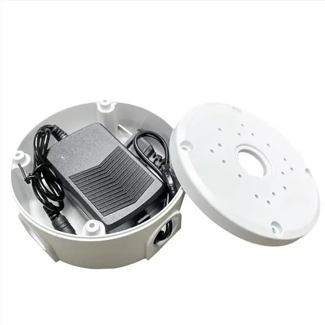 Alt view image 3 of 3 - Camera Junction Box Cable Deep Base for Dome/IP Camera Waterproof Mount Bracket Plastic Base Surveillance Dome Brackets