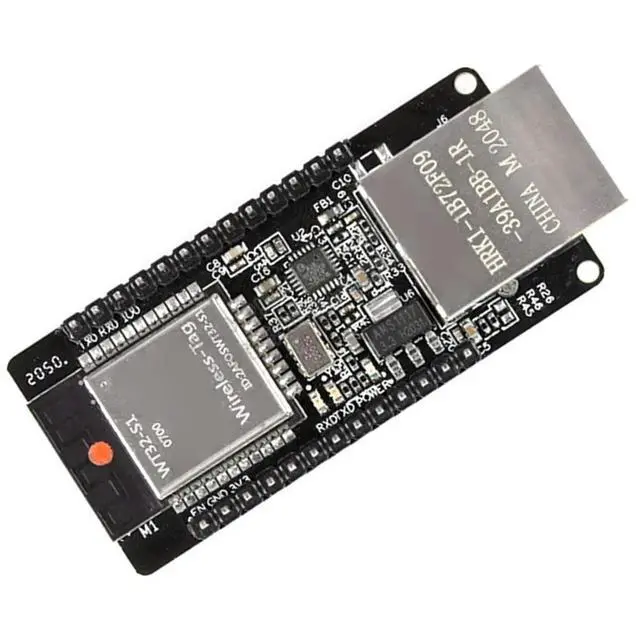 Alt view image 3 of 5 - WT32-ETH01 Bluetooth-Compatible Ethernet Module Network Combo Gateway Embed, Pass-Through Module