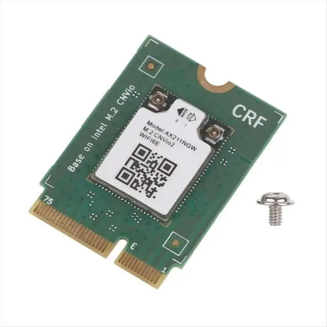 Alt view image 3 of 3 - AX211NGW 6E Card M.2 Key E CNVio2 Adapter Bluetooth 5.3 AX211 M.2 CNVio Card