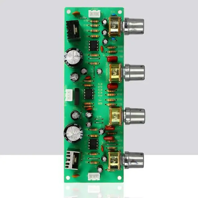 Alt view image 2 of 3 - 12V NE4558 HIFI Preamp Tone Board Bass Treble Volume Control Pre-Amplifier Board