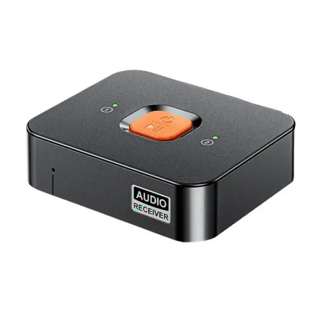 Alt view image 2 of 6 - Bluetooth 6.0 Adapter Audio Transmitter Receiver 3.5MM AUX Hifi Music Stereo Sound Audio Receiver