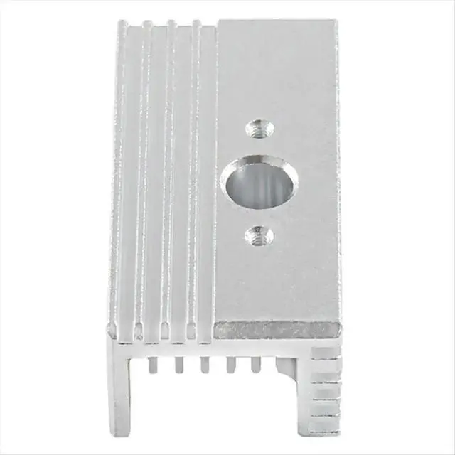 Alt view image 2 of 6 - For Sprite Extruder Aluminum Heating Block and Heat Sink Block and Throat 3D Printer Accessories