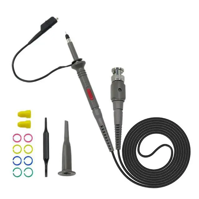 Alt view image 2 of 6 - P6100 Oscilloscope Probe 100MHz 10x Universal Passive Oscilloscope Probe,Enhanced Signal Fidelity,for Most Oscilloscopes