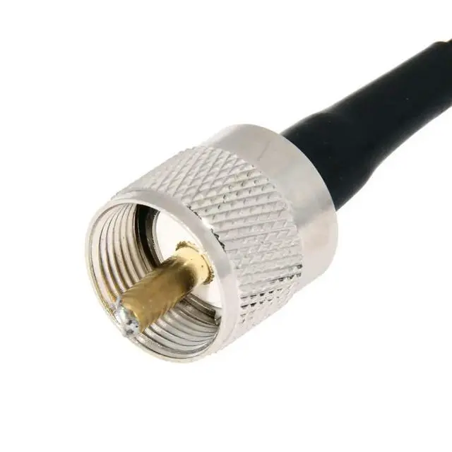 Alt view image 3 of 6 - Walkie Talkie Antenna Connector 50-3 RG585 Coaxial Extend Cord Cable