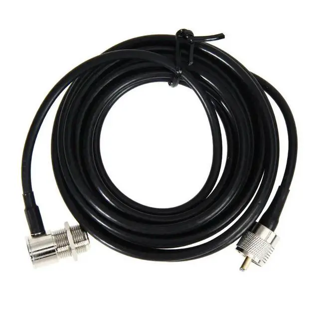 Alt view image 2 of 6 - Walkie Talkie Antenna Connector 50-3 RG585 Coaxial Extend Cord Cable