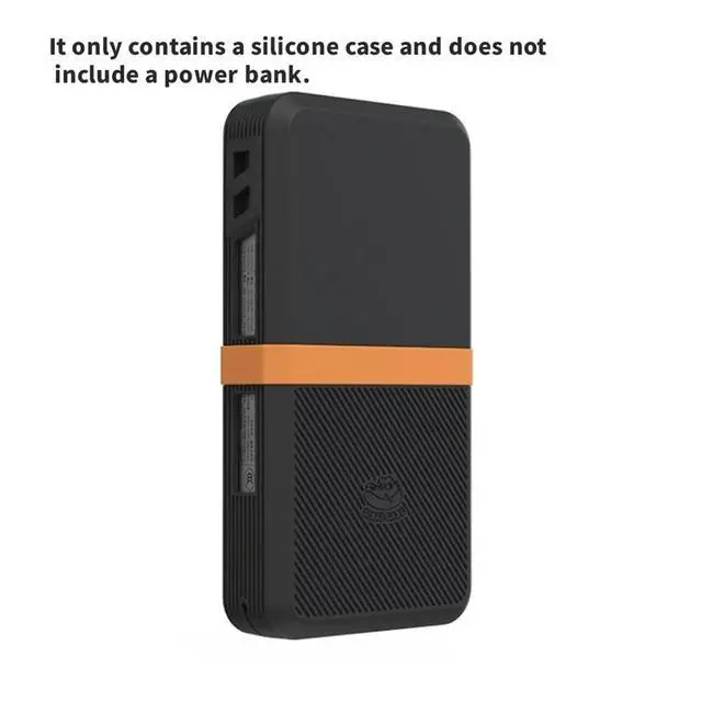 Alt view image 3 of 6 - for 145W 25000mAh PowerBank Anti-Slip Shockproof Protective Cover Full Port Access Button Protection Black,