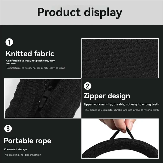 Main image of Replace Headband for K701 K702 K601 Q701 Headphone Zipper Headband Protective Cover Head Beam Replace Accessories