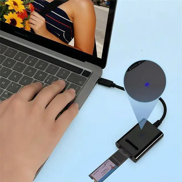 Main image of M.2 Solid State Easy Drive Cable USB Type-C to M.2 NVME 10Gbps SSD Adapter for NVME PCIE Hard Drive Enclosures