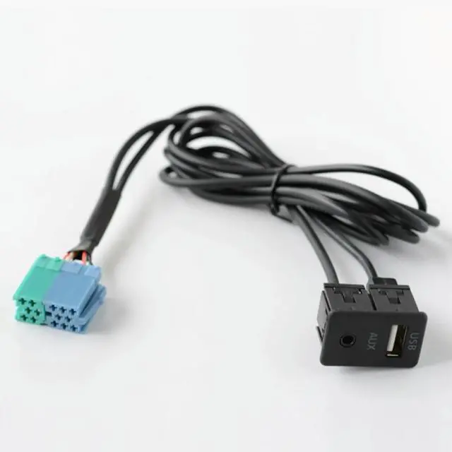 Alt view image 3 of 3 - Radio Extension AUX USB Port Adapter Cable Wiring Assy for