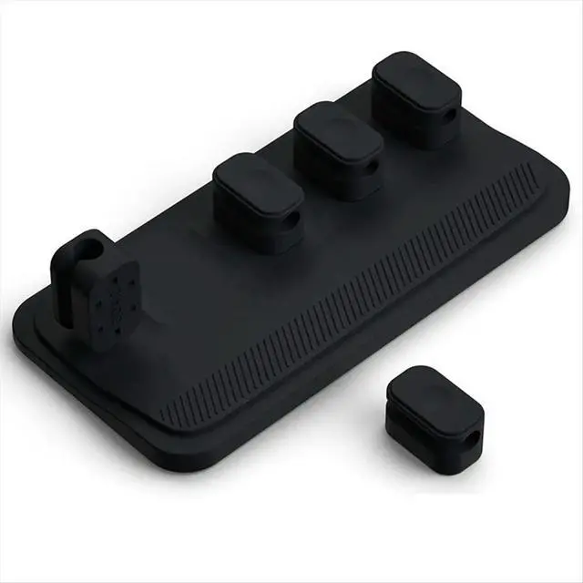 Alt view image 2 of 4 - Magnetic Mouse Cable Wire Organizer Desktop Cable Clip Protector Cord Winder Row Plug Fixed USB Charging Line Holder
