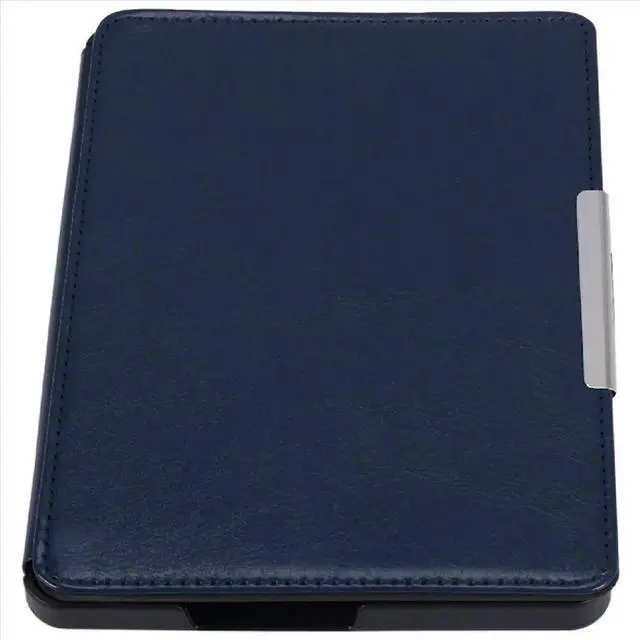 Alt view image 3 of 3 - Case for GLO HD 6.0" eReader Magnetic Auto Sleep Cover Ultra Thin Hard Shell (Dark blue)