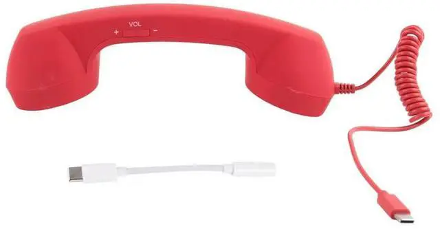 Main image of Retro Telephone Handset Receivers Headphones for Phone,Tablet, Headset ,USB-C Interface,with Answer Button, for Elderly