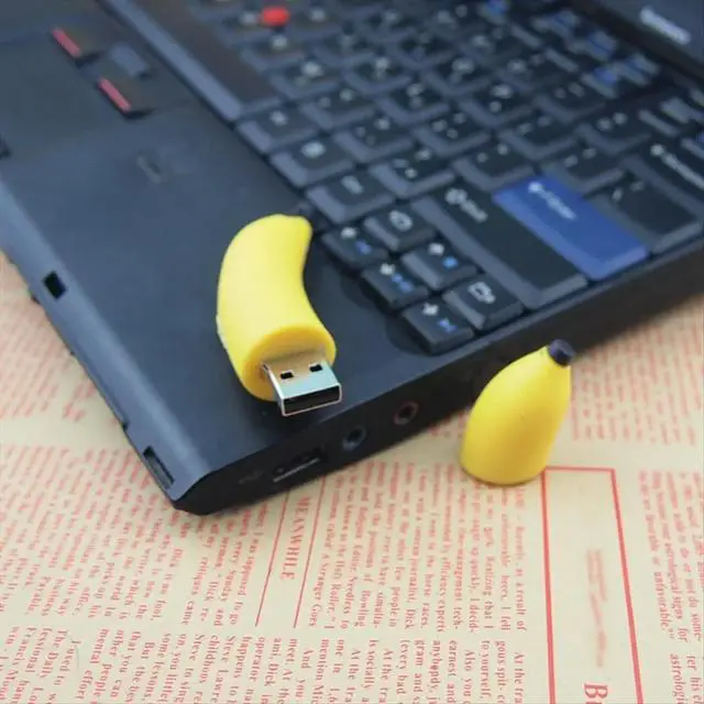 Alt view image 3 of 3 - Banana Fruit USB 2.0 Flash Drives 64GB Cute Pen Drive 64G Gift Usb Stick Gifts for Kids