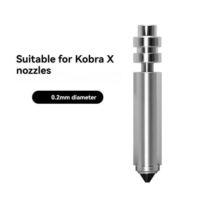 Alt view image 3 of 3 - For X Combo Quick Swap Billic Nozzle Upgraded High Temperature Resistance Nozzle for X 0.2mm