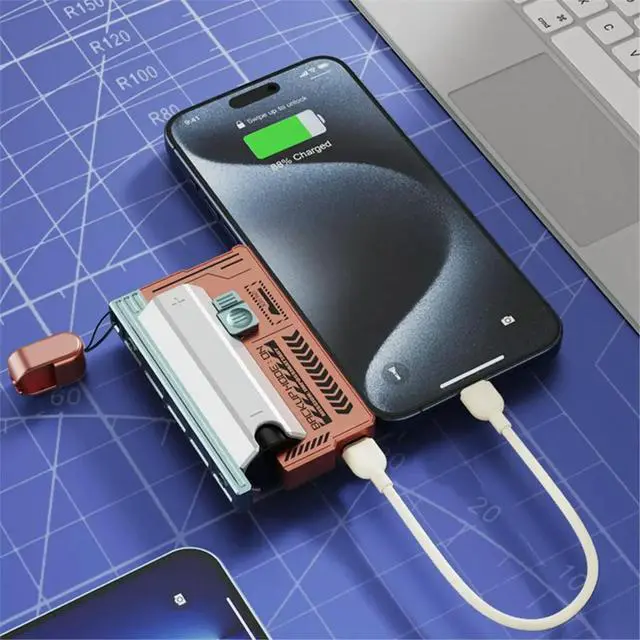 Alt view image 3 of 3 - 1x21700 Power Bank Case DIY Kit 22.5W Fast Charging 1 Slot 21700 Case Housing Cell Holder with Charging Wire