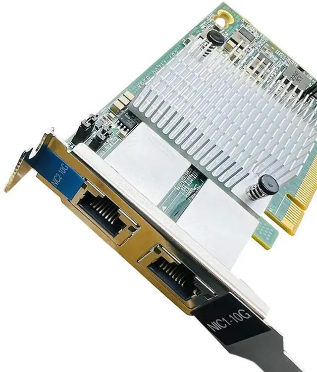 Main image of 10G Double Port Ethernet Network Card X540-T2 PCIE-X8 X16 ork Extend Adapter Support for NAS